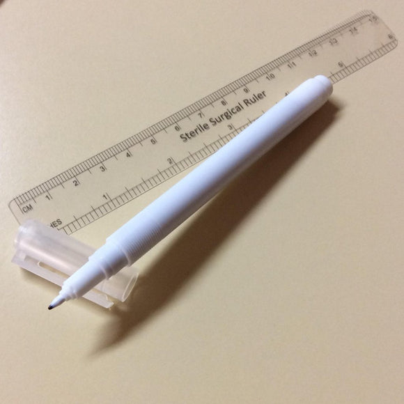 Skin Marking Pen with Ruler (Sterile Pack)